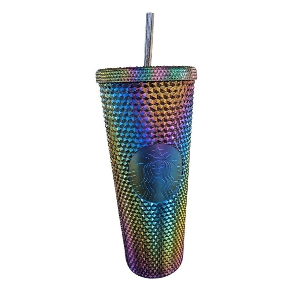 Starbucks Oil Slick Studded Venti Cold Tumbler 2023 New w/ Tags